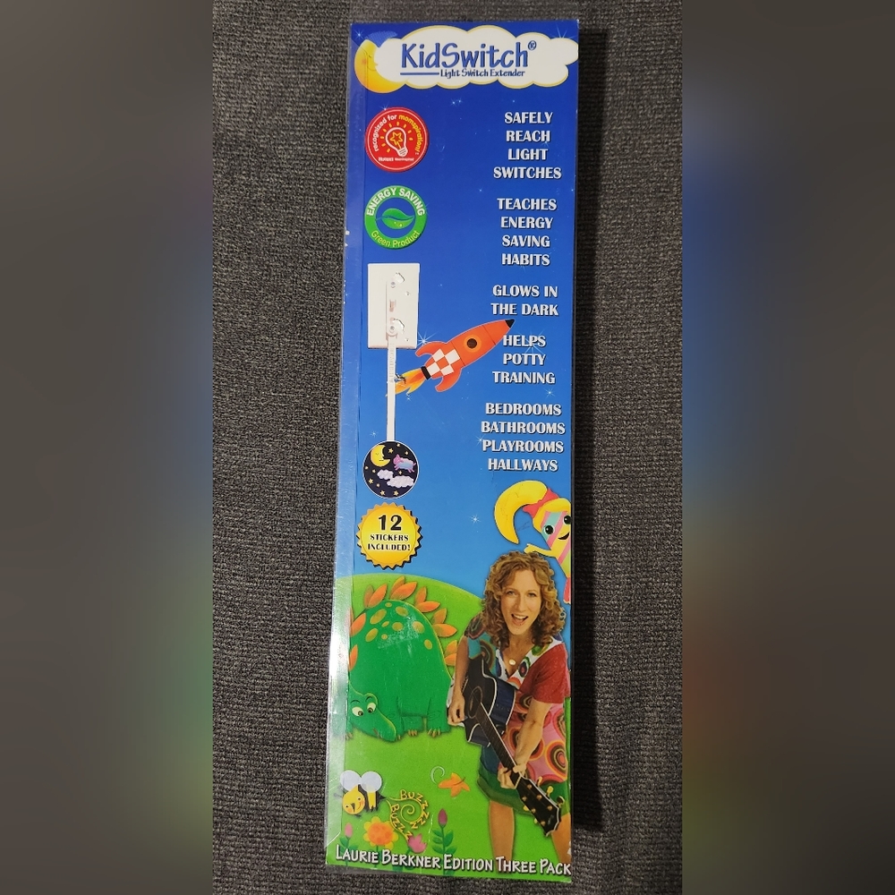 KidSwitch light switch extender set of 2 with 3 decals Independence Learning